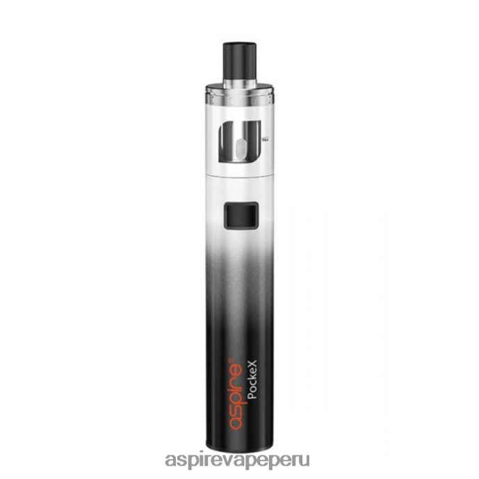 Aspire Vape Shop - Aspire Pockex kit de edición de aniversario 4X28R8117 gradiente blanco y negro