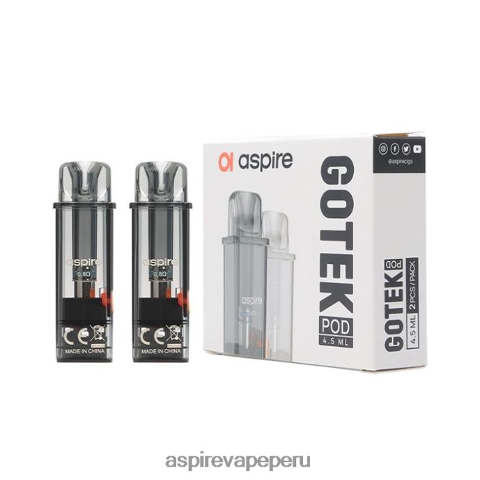Aspire Vape Lima - Aspire gotek pod (edición recargada 4,5 ml) compatible con gotek x y gotek s 4X28R8232